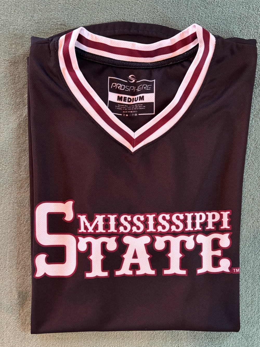 Mississippi State Black and Maroon Team Jersey - Medium, Size: M (6553)